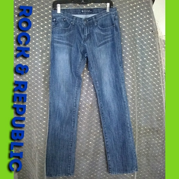 Rock & Republic Denim - ROCK & REPUBLIC KASSANDRA DISTRESSED JEANS